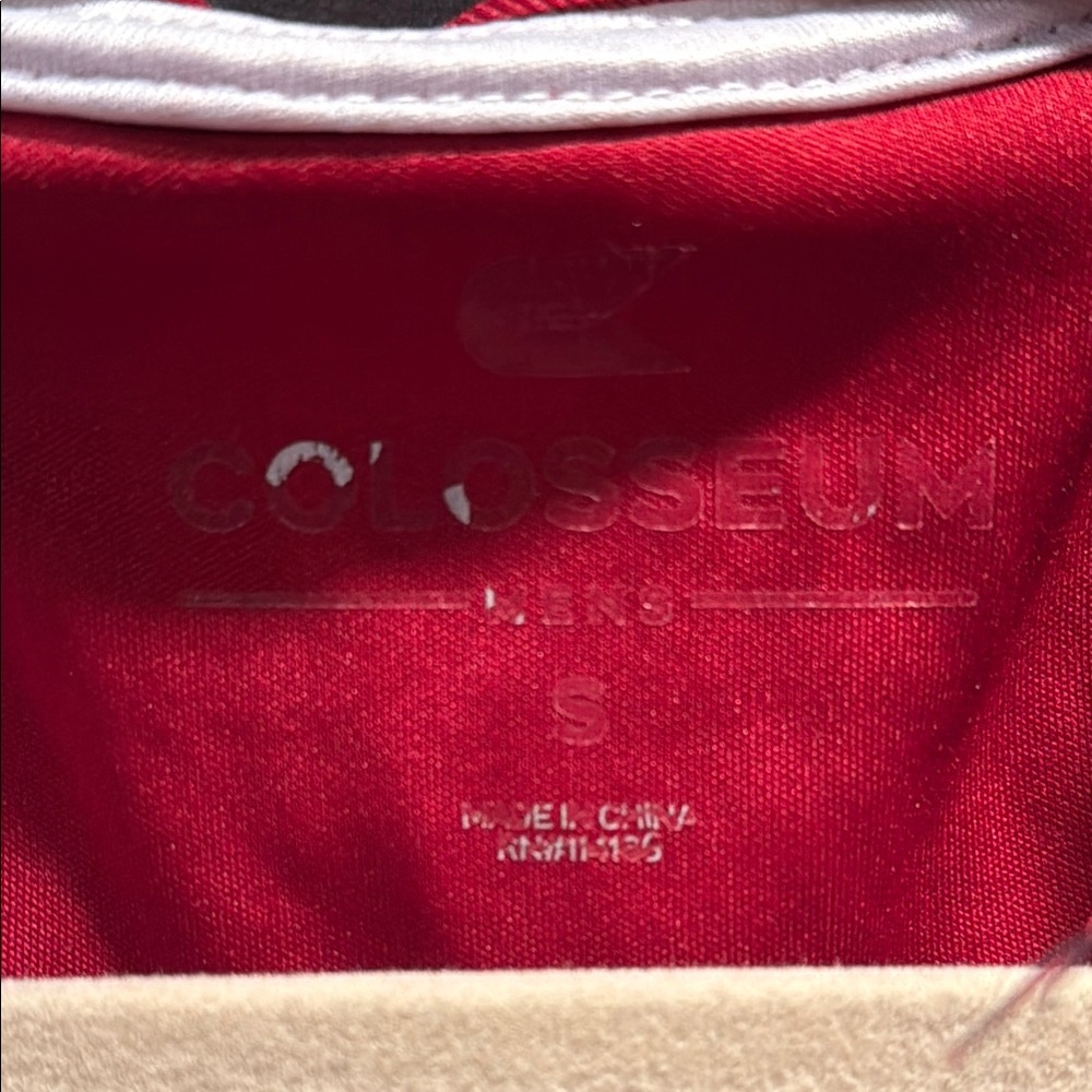 Men's Red Indiana University “IU” Red Polo Shirt - Picture 3 of 3